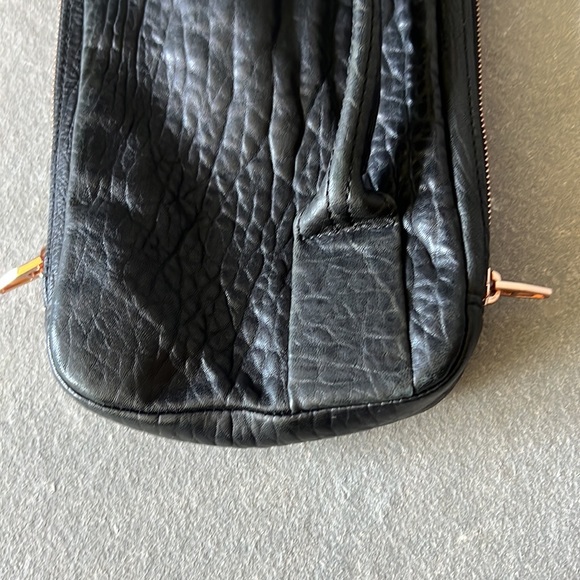 Designer Alexander wang black pebble leather dumbo clutch - Picture 10 of 12